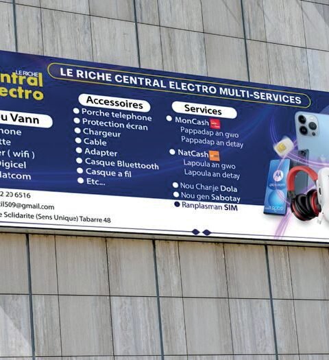 Panneau grand format Central Electro